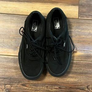 Kids size 2.5 black Vans